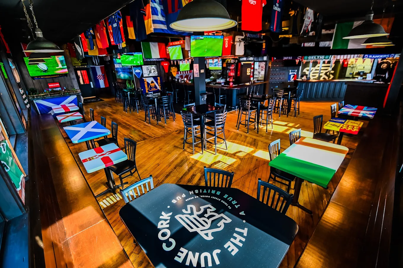 The June Cork Pub logo
