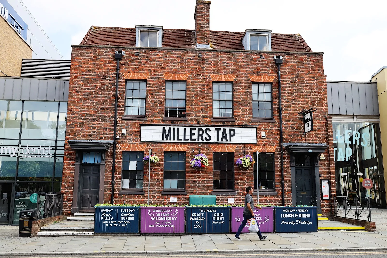 Miller's Tap, Uxbridge logo