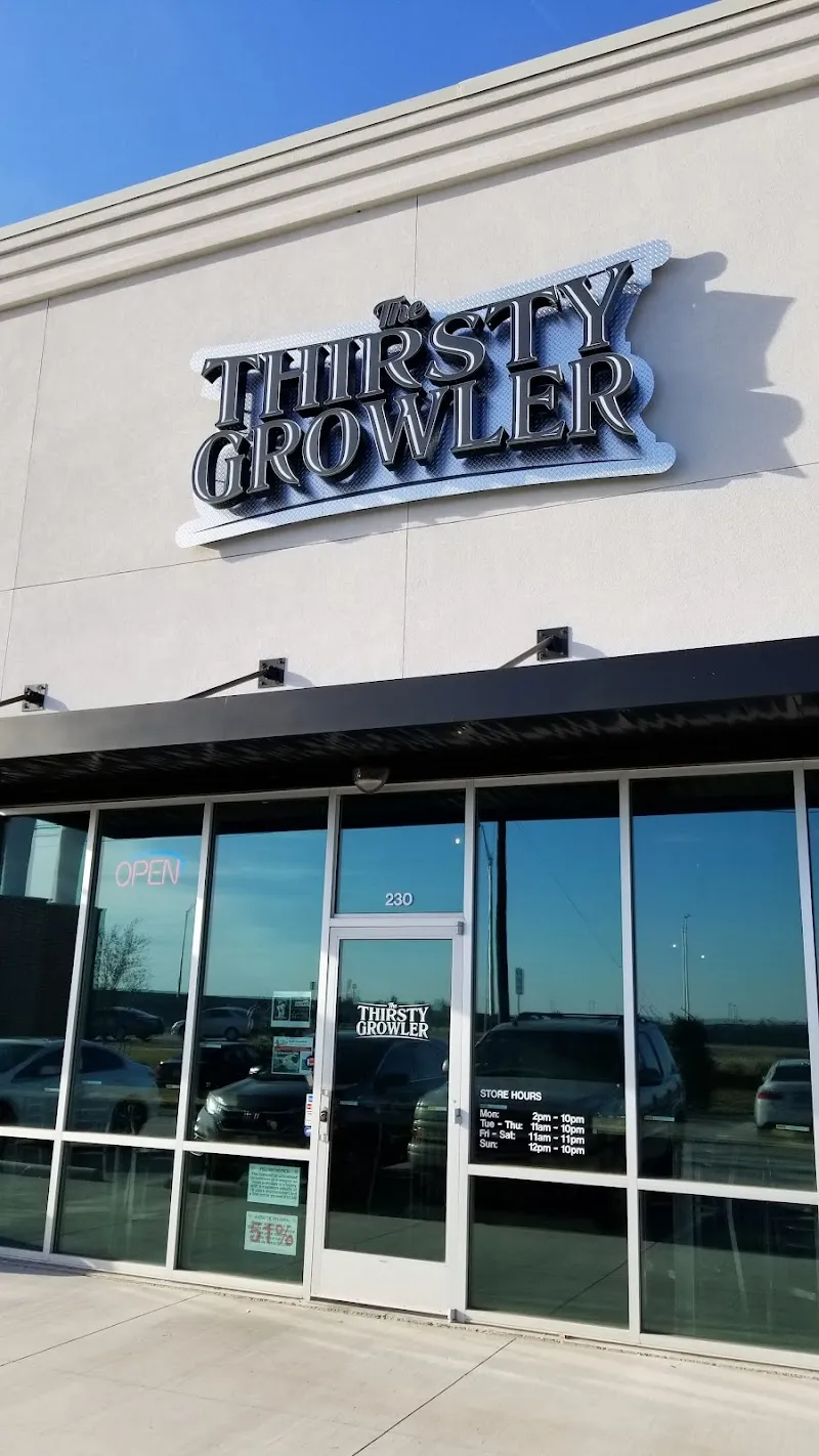 The Thirsty Growler logo