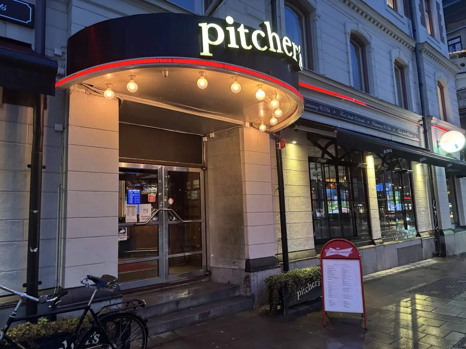 Pitcher's logo