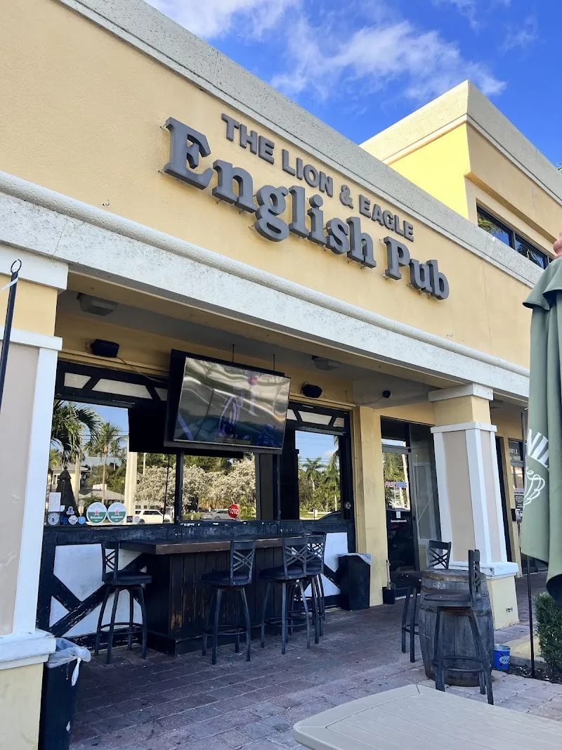 Lion and Eagle Pub logo