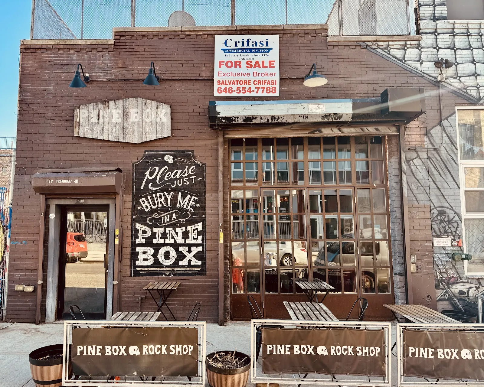 Pine Box Rock Shop logo
