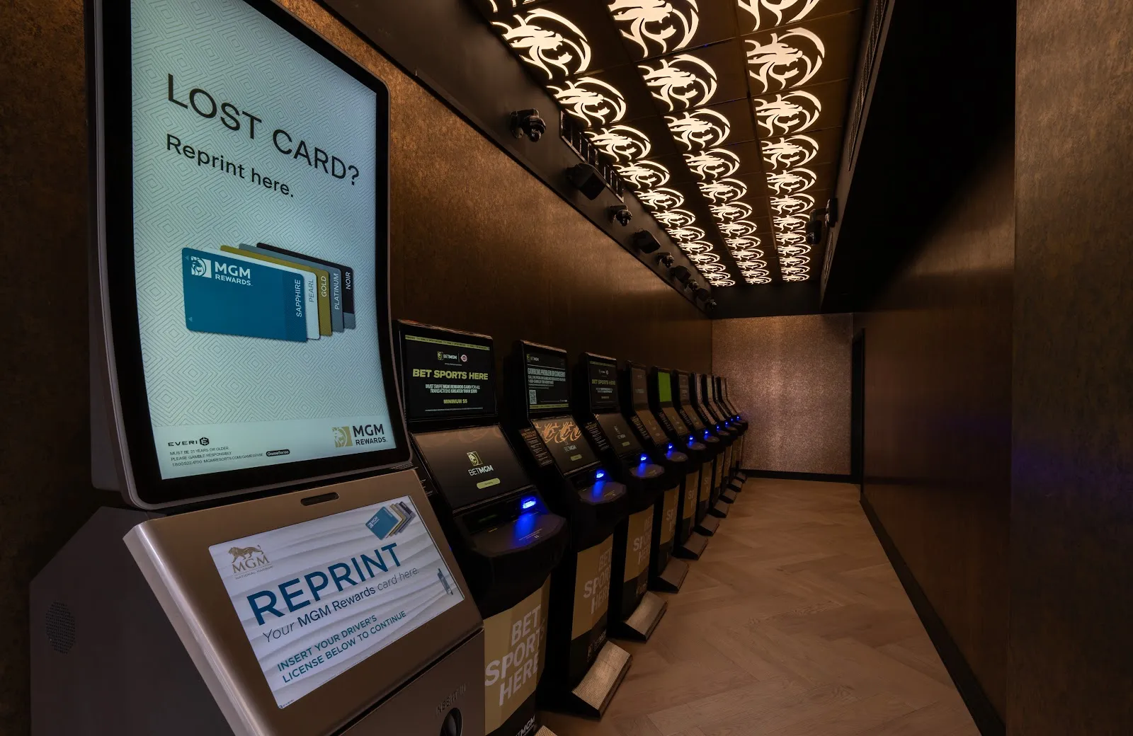 BetMGM Sportsbook at The Banks logo