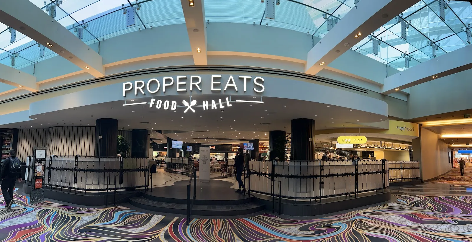 Proper Eats Food Hall LVN logo